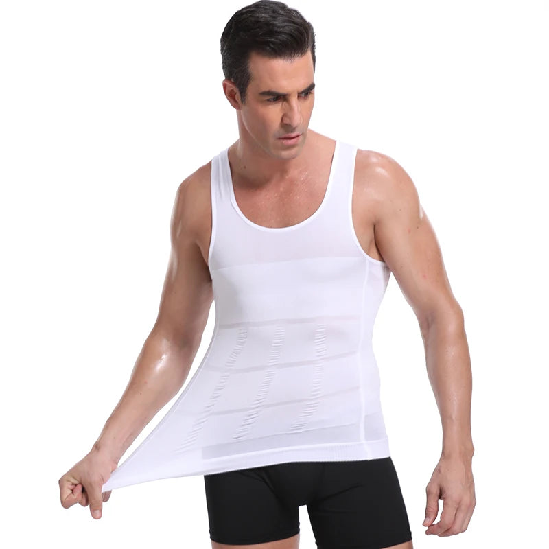 Men Slimming Body Shaper Waist Trainer Cincher Abdomen Tummy Control Shapewear Vest Modeling Underwear Corrective Posture Corset