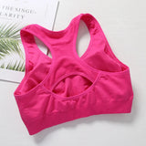 Women Sports Bra Top Push Up Fitness Bra Underwear Sport Tops Breathable Running Vest Gym Active Bras