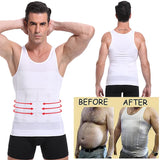 Men Slimming Body Shaper Waist Trainer Cincher Abdomen Tummy Control Shapewear Vest Modeling Underwear Corrective Posture Corset