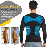 Men Body Shaper Long Sleeve Compression Shirts Winter Base Layer T-Shirt Slimming Underwear Tummy Control Shapewear Workout Tops