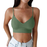 Active Tops for Women Women Padded Bralettes Sports Bras For Pack V Neck Bando Bra For Women Girls Top Cotton Women Tops Pack