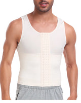 Men Slimming Body Shaper Vest Shirt Abs Abdomen Waist Trainer Corset Tummy Control Compression Tank Top Sleeveless Shapewear