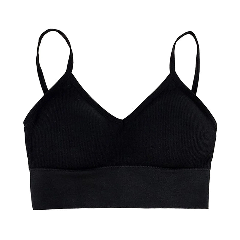 Active Tops for Women Women Padded Bralettes Sports Bras For Pack V Neck Bando Bra For Women Girls Top Cotton Women Tops Pack