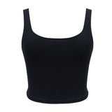 2023 New Fashion Women Sexy Crop Top Solid Color Camisoles Tank Tops Y2k Harajuku Ladies Casual Sleeveless Slim Camis Vest