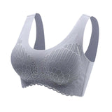 Woman High Elastic Lace Thin Underwear Female Transparent Lace Panel Bras Sexy Lingerie Bralette Female Push Up Chest Pad Bras