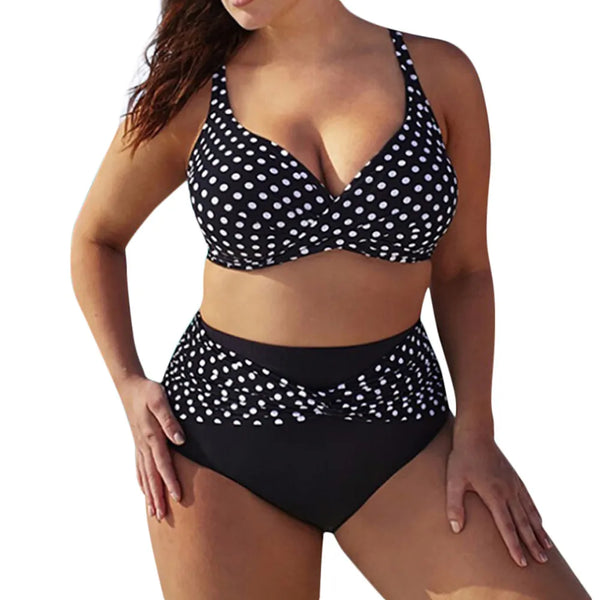 Sexy Bikinis 2023 Women Dots Bikini Sets Two Piece Swimsuits Swimwear Women Beach Suit Plus Size Bathing Suit Women Biquini