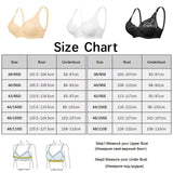 Plus Size Lace Bras For Women's Bralette Crop Top Underwear Female Sexy Lingerie Wide Shoulder Straps Underwired Push Up Bra