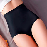 Womens Panties High Waist Ice Silk Seamless Underpants Solid Color Breathable Briefs Panty Soft Comfort Underwear трусы женские