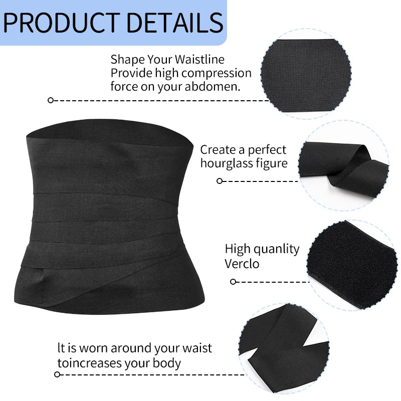 Men Waist Trainer Body Shaper Male Abdomen Reducer Fitness Trimmer Belt Bandage Wrap Band Belly Slimming Shapewear Corset