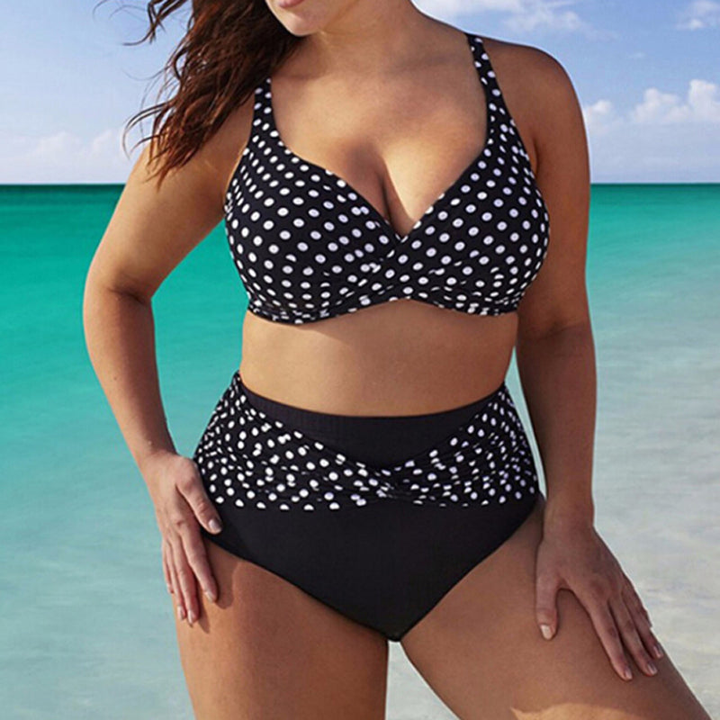 Sexy Bikinis 2023 Women Dots Bikini Sets Two Piece Swimsuits Swimwear Women Beach Suit Plus Size Bathing Suit Women Biquini