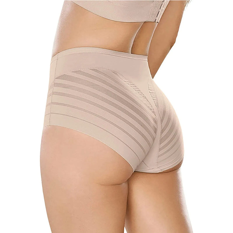 Women Seamless Ice Silk Panties Hollow Out Patchwork G-String Elastic High Waist Thong Hip Lifting Breathable Brief Tangas Mujer