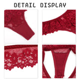 Lingerie For Ladies Lace Low Thong Underwear Sexy Comfortable Cotton Waist Women'S Crotch Lingerie For Women Chemise Tangas