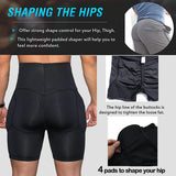 Men Padded Boxer Underwear Butt Lifter Shapewear Removable Pads Hip Enhancer Tummy Control Shorts High Waist Body Shaper Panties