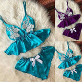 Women Corset Lace Floral Lingerie Set Sexy Plus Size V Neck Bralette Bra Two Piece Splicing Stain Underwear Lingeries Sets Sexy