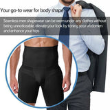 Men Padded Boxer Underwear Butt Lifter Shapewear Removable Pads Hip Enhancer Tummy Control Shorts High Waist Body Shaper Panties