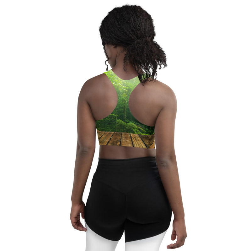 Jungle Longline sports bra