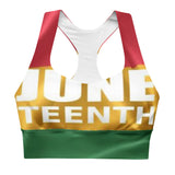 Juneteenth Longline sports bra