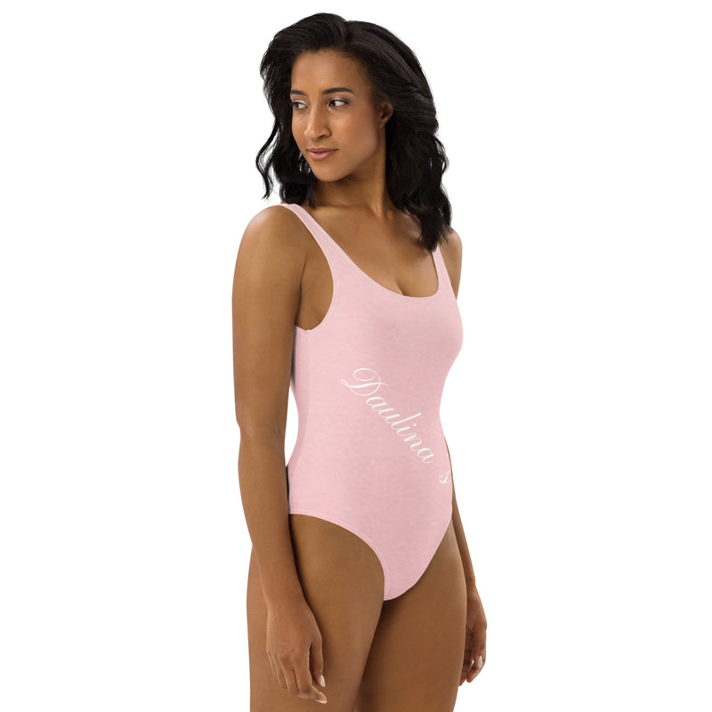 Pink One-Piece Swimsuit