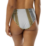 Cuban link high-waisted bikini bottom