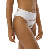 Cuban link high-waisted bikini bottom