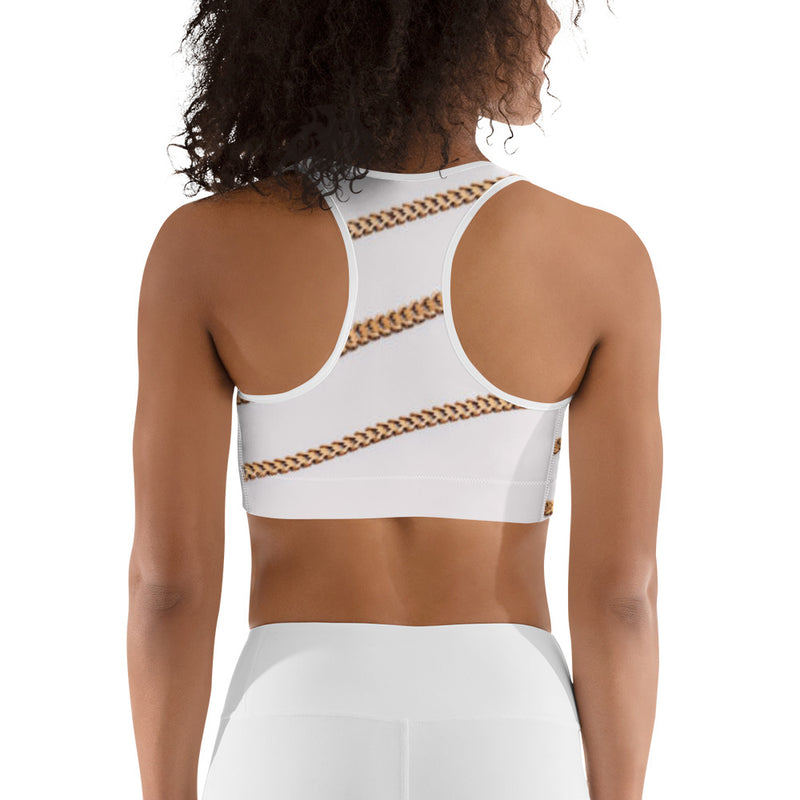 Cuban link Sports bra